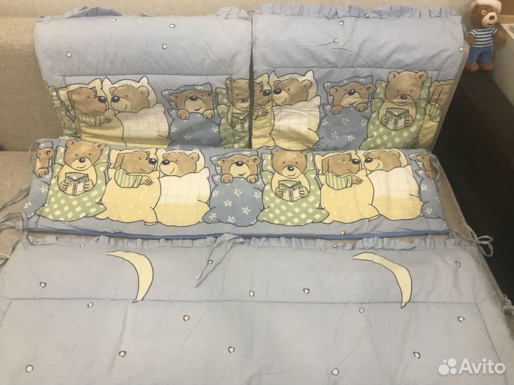 Бортики в детскую кроватку