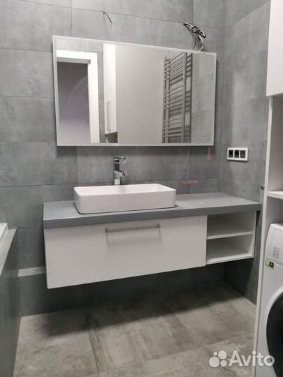 Каменная столешница (акрил, кварц)