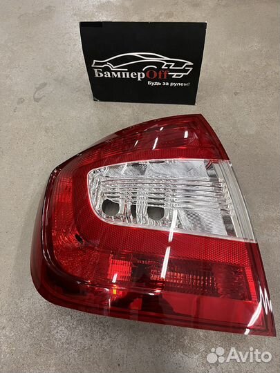 Фонарь задний левый Skoda Rapid 12-20