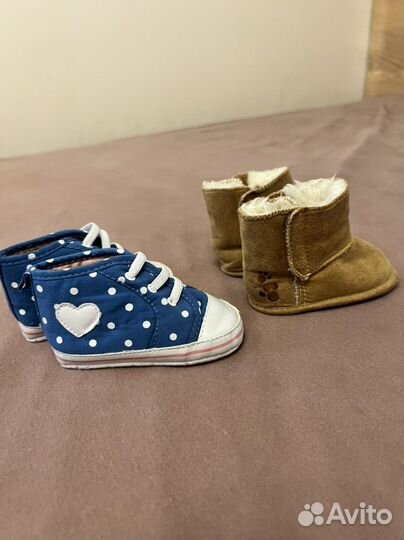 Пинетки mothercare зимние и летние