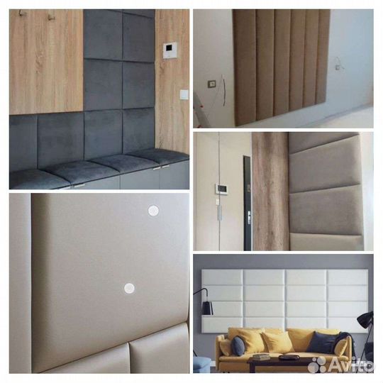 Мягкие стеновые панели в прихожую