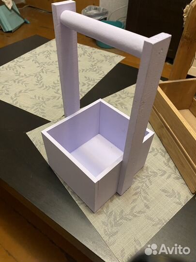 Ящики деревянные для подарков и цветов