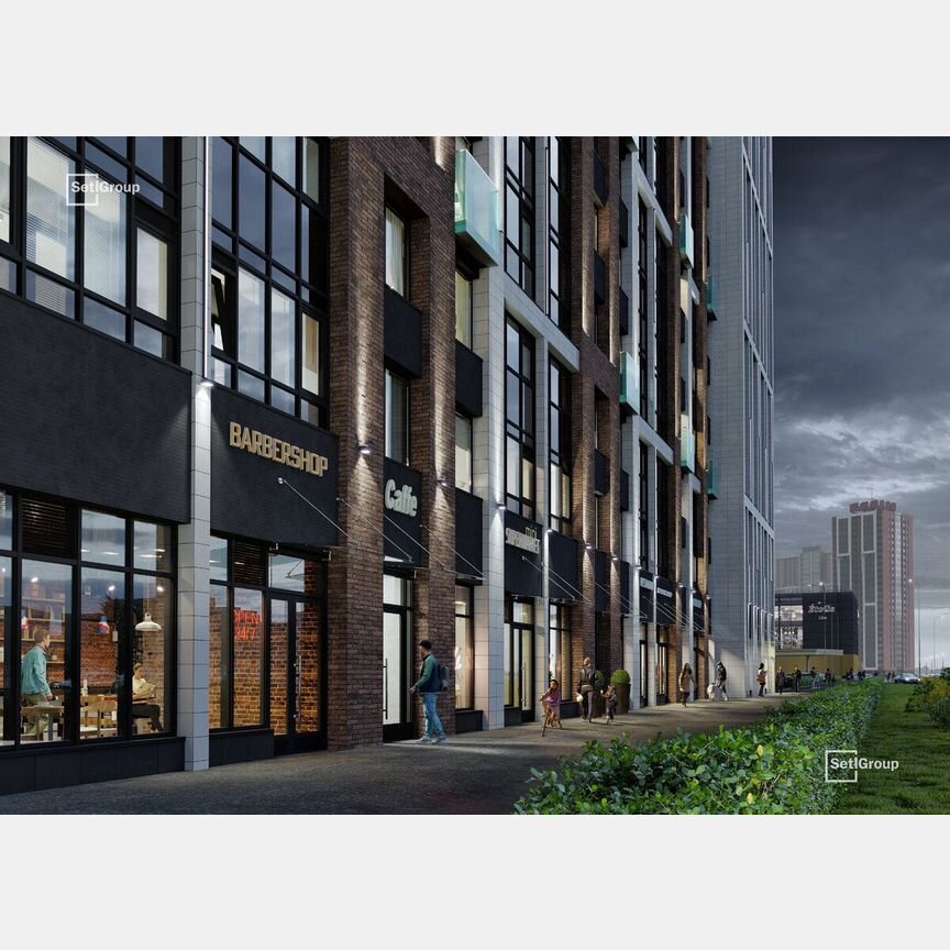 2-к. квартира, 91,7 м², 11/12 эт.