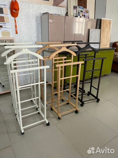 Вешалка напольная,из массива бука