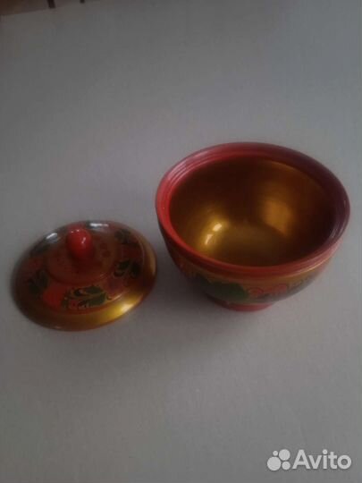 Сахарница Хохлома