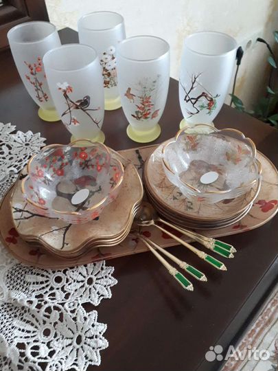 Винтажный набор посуды Япония