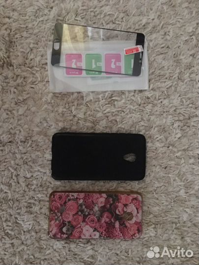 Накладка стёкла(чехлы) meizu m5