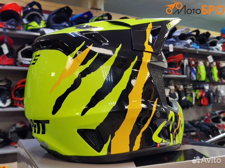 Шлем кроссовый Leatt Moto 8.5 Citrus Tiger