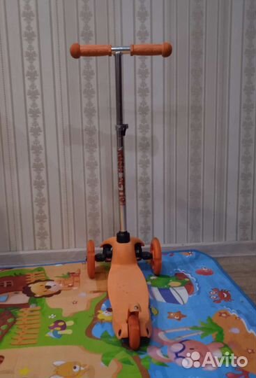 Самокат детский трехколесный бу