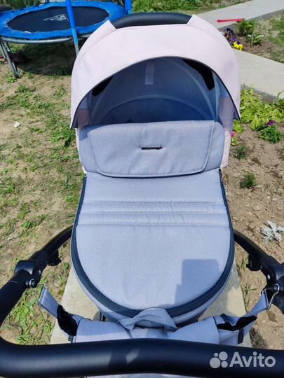 Коляска 2 в 1 эко кожа