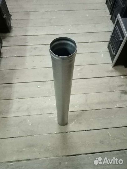 Труба для дымохода 100 – 1 м – Ст-3 1 мм