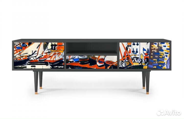 Тв-тумба T6 - Антрацит - Le Sechage des voiles