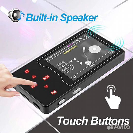 Плеер ruizu D08 8Гб черный