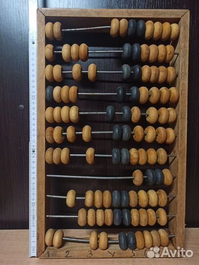 Счеты деревянные бухгалтерские СССР