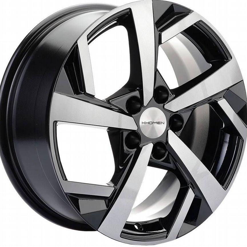 Диски Khomen KHW1712 7x17 5x114.3 ET40 D66.1 Black-FP