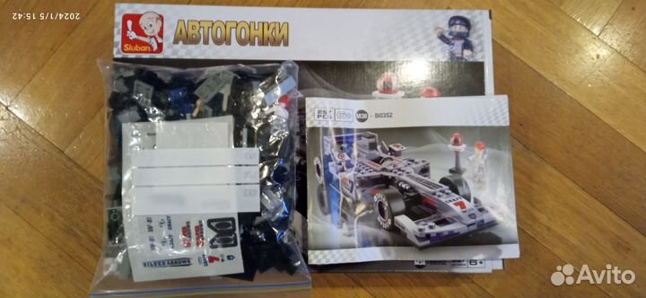 Аналог лего M38 (Lego) Sluban B0352 (Автогонки)