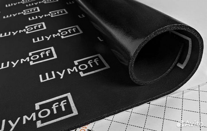 Шумоизоляция Шумофф Комфорт 6(1 лист, 100х75cм)