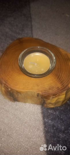 Подсвечник деревянный