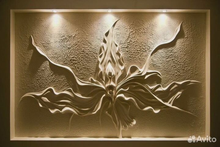 Барельеф / Панно Цветок