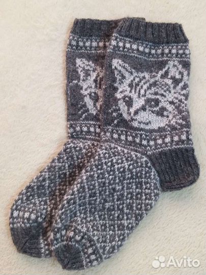 Носки вязанные 35-37 размера