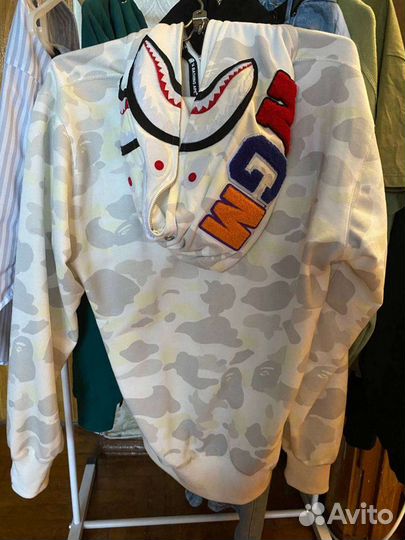 Zip худи bape