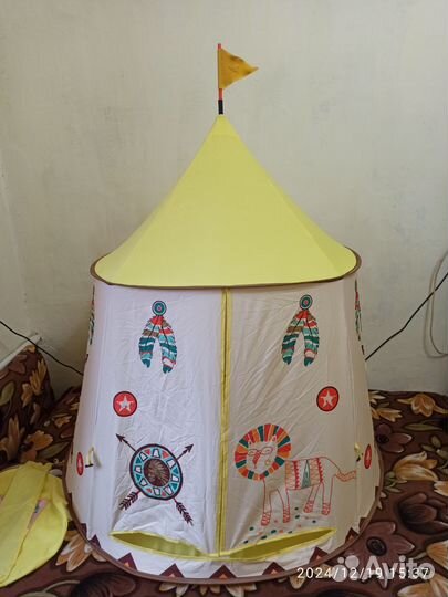 Детский игровой домик палатка 