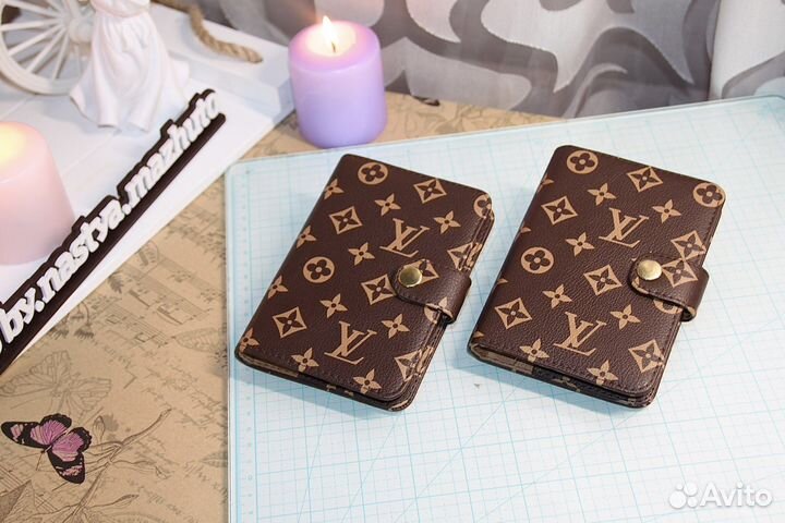 Обложка на паспорт louis vuitton (ручнаяработа