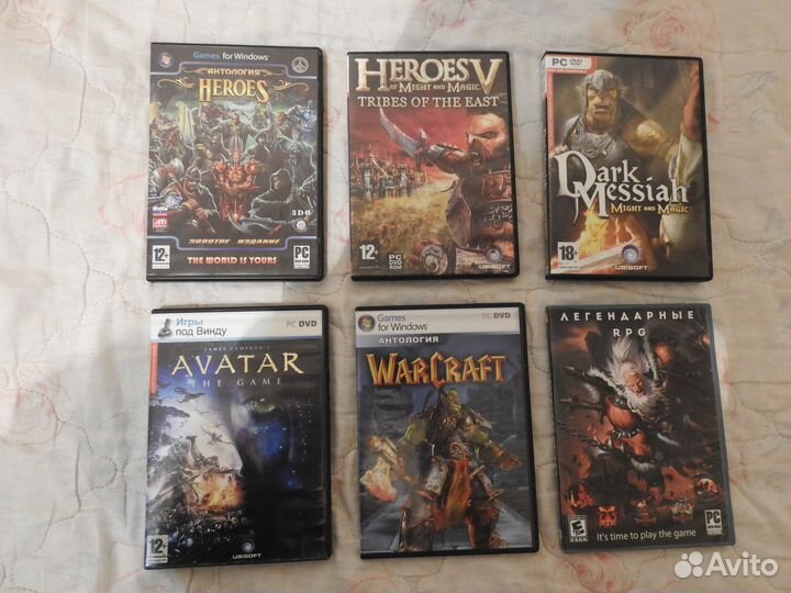 Диски с играми для пк(PC), Разные жанры