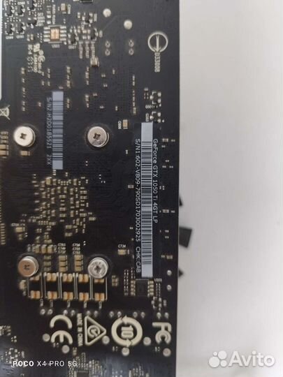 Видеокарта gtx 1050 ti 4gb msi mini
