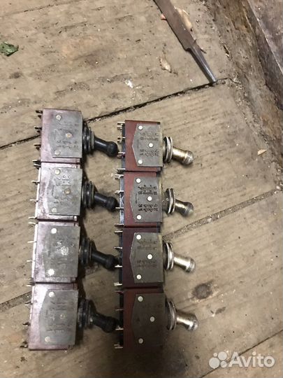 Тумблер тв1-2 серебряный контакт