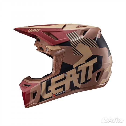 Комплект Шлем Leatt Helmet Kit Moto 8.5 RubyStone