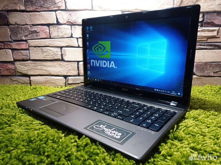 Мощный Acer Core i5-2430 8Gb 256Gb SSD GeForce