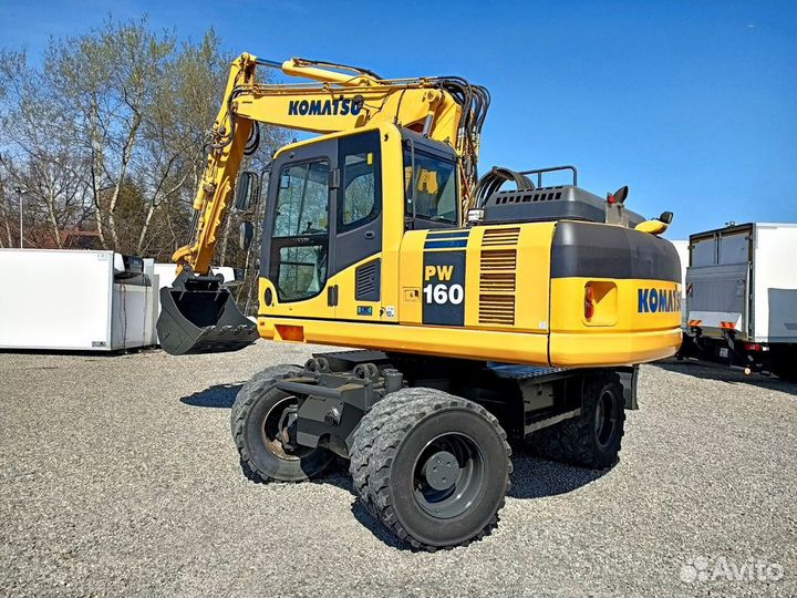 Колёсный экскаватор Komatsu PW160-7, 2016