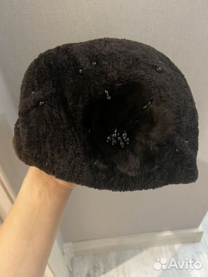 Шапка(меховая беретка)
