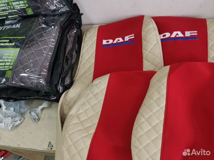 Чехлы на сиденья DAF XF105-106 2013- Экокожа