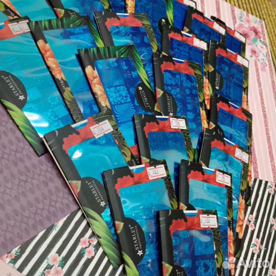 Набор для стемпинга (пластина в ассорт, 1штамп)