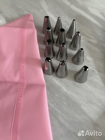 Кулинарный набор (кондитерский мешок,насадки)