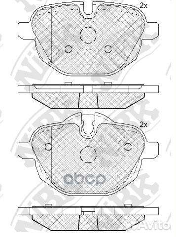 Колодки тормозные задние GDB1840 F10/F11 / X-3