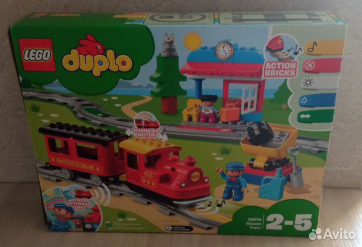 Lego дупло поезд 10874 новый