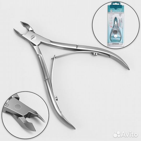 Кусачки маникюрные для кутикулы, двойная пружина