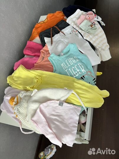 Детские вещи пакетом от 0 до года