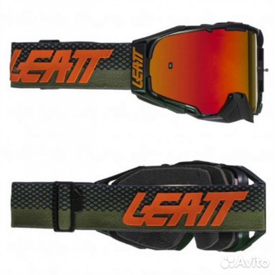 Маска кросс Leatt Velocity 6.5 с зеркальной линзой