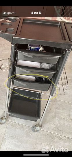 Тележка парикмахерская