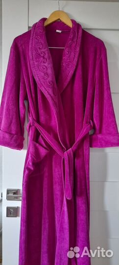 Халат велюровый женский