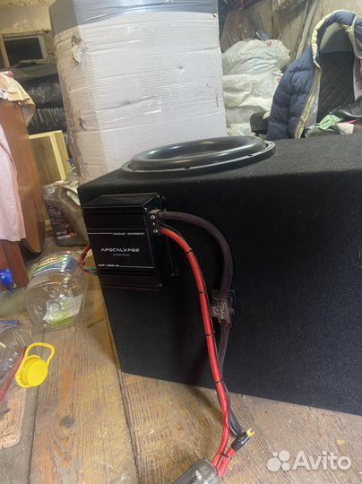 Сабвуфер machete 12 fight s + усилитель 1.1600
