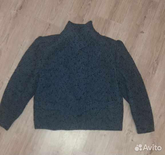 Твидовый пиджак очень плотный 48-52