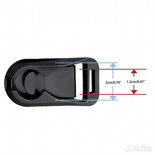 Быстросъёмные фиксаторы якоря для плечевого ремня