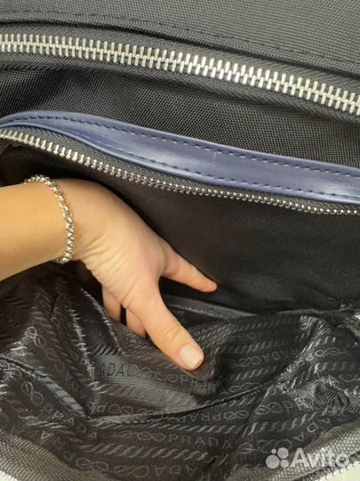 Рюкзак Prada черный серия парфюм