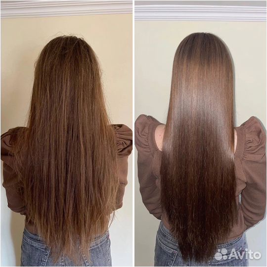 Наращивание ресниц и кератиновое выпрямление волос