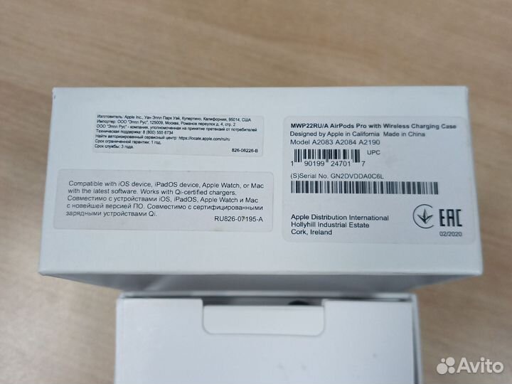 Наушники apple earpods pro